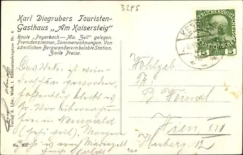 Ak Neuwald in Niederösterreich, Ortschaft mit Landschaftsblick