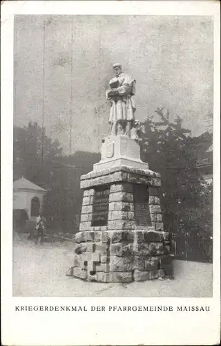Ak Maissau in Niederösterreich, Kriegerdenkmal der Pfarrgemeinde