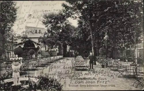 Ak Potsdam in Brandenburg, Gesellschaftshaus Zum alten Fritz