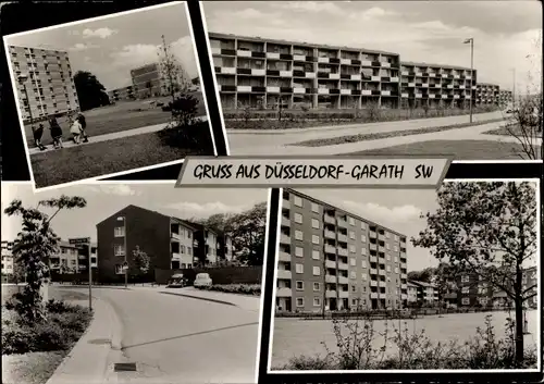 Ak Garath Düsseldorf am Rhein, Hochhäuser