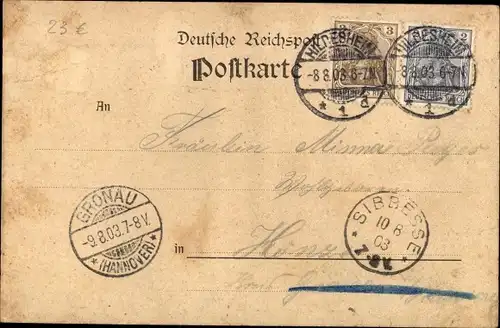 Ak Hildesheim in Niedersachsen, Neustäder Markt, Kaiser Denkmal, Burgstraße