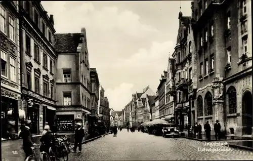 Ak Ingolstadt an der Donau Oberbayern, Ludwigstraße