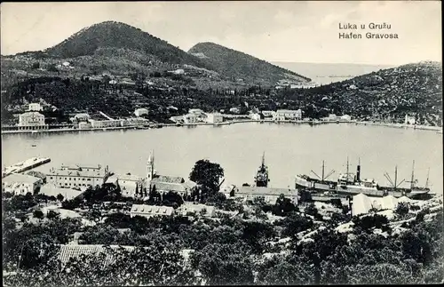 Ak Gruž Gravosa Dubrovnik Kroatien, Hafen