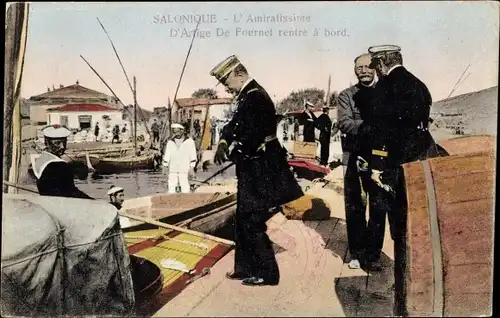 Ak Thessaloniki Griechenland, Admiral Louis Dartige du Fournet