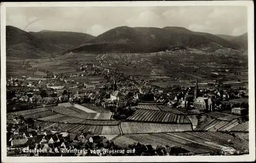 Ak Edenkoben an der Haardt Pfalz, Fliegeraufnahme