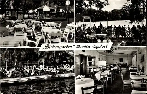 Ak Berlin Reinickendorf Konradshöhe Tegelort, Birkengarten, Terrasse