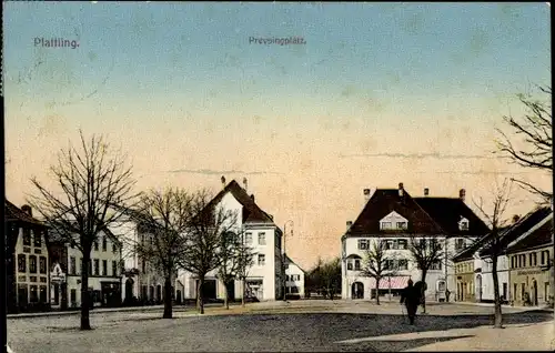 Ak Plattling in Niederbayern, Preysingplatz