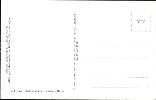Ak Friedberg in Hessen, Luftbild