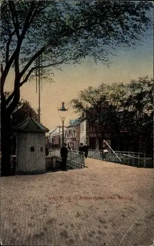 Ak Den Helder Nordholland Niederlande, Keizersbrug