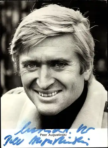 Ak Schauspieler Peer Augustinski, Portrait, Autogramm