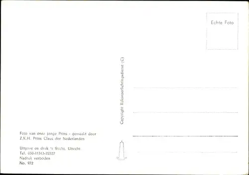 Ak Prinz Claus von Amsberg, Prinz Friso, Adel Niederlande
