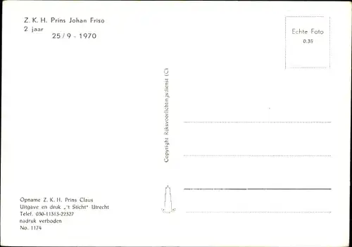 Ak Prinz Friso, Adel Niederlande
