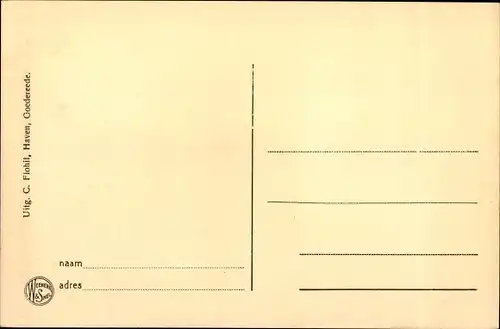 Ak Goedereede Südholland, Schoolstraat