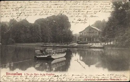 Ak Bruxelles Brüssel, L'Ile du Bois de la Cambre