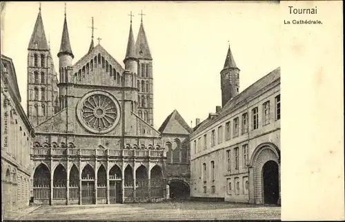 Ak Tournai Wallonie Hennegau, Kathedrale