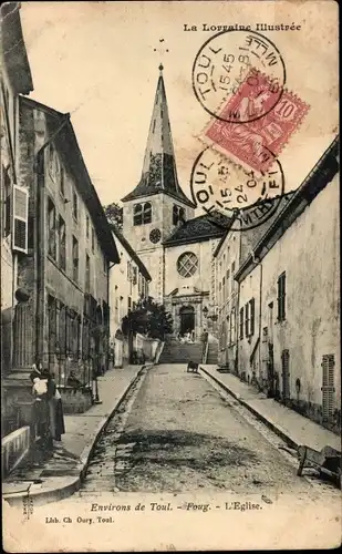 Ak Foug Meurthe et Moselle, Kirche