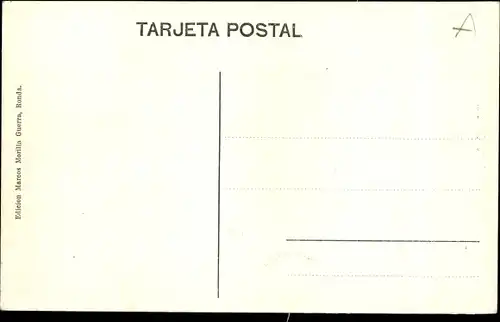 Ak Ronda Andalusien Spanien, Tajo, Asa de la Caldera