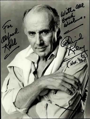 Foto Schauspieler Richard Killey, Portrait, Autogramm