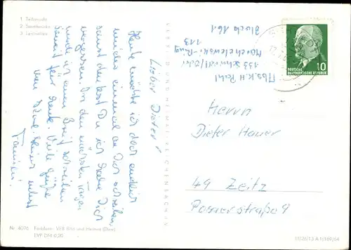 Ak Schwedt an der Oder, Stadtbrücke, Leninallee, Siedlung