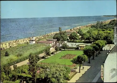 Ak Ostseebad Zinnowitz auf Usedom, Strand, Promenade