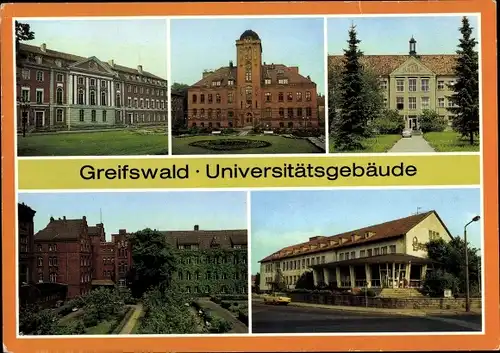 Ak Hansestadt Greifswald, Universitätsgebäude, Chirurgische Klinik, Universitätsapotheke