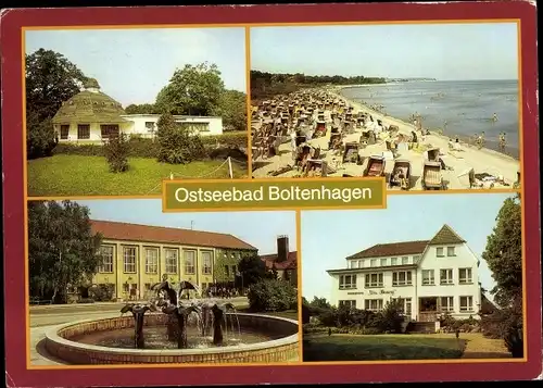 Ak Ostseebad Boltenhagen, FDGB-Erholungsheim Fritz Reuter, Strand