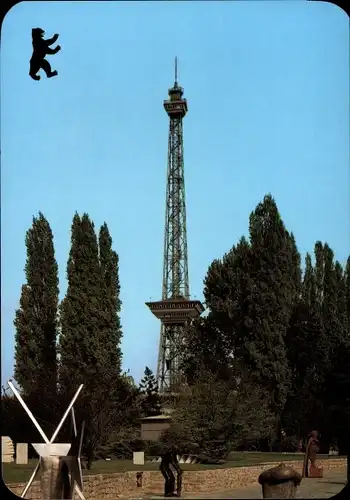 Ak Berlin Charlottenburg Westend, Funkturm, Sommergarten