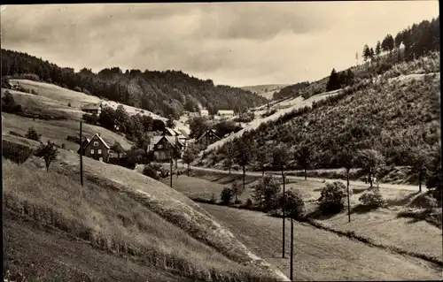 Ak Einsiedel Masserberg in Thüringen, Panorama