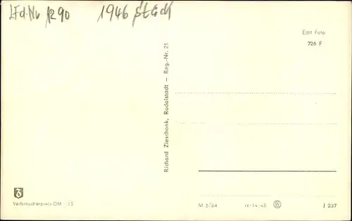 Ak Masserberg in Thüringen, Kirche, Panorama