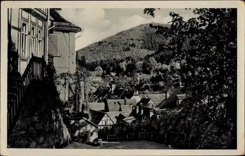 Ak Stolberg im Harz, Teilansicht