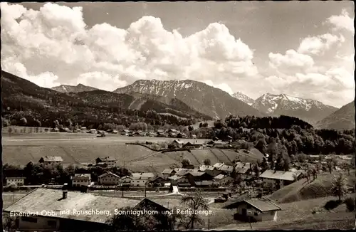 Ak Eisenärzt Siegsdorf in Oberbayern, Panorama, Rauschberg, Sonntagshorn, Reitelberge