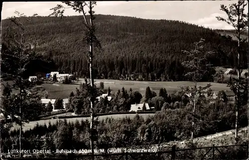 Ak Obertal Buhlbach Baiersbronn im Schwarzwald, Ortsansicht