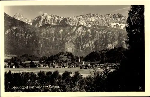 Ak Oberaudorf in Oberbayern, Panorama, Wilder Kaiser