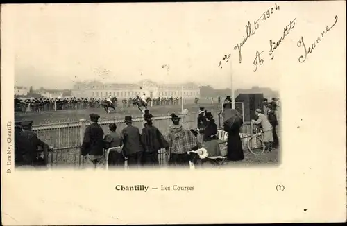 Ak Chantilly Oise, Les Courses