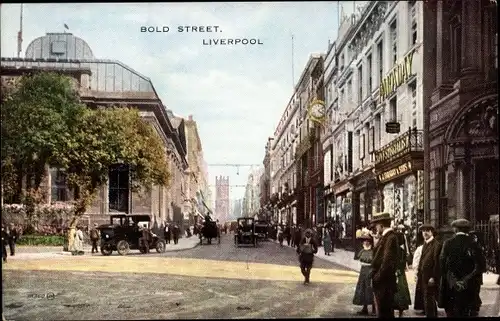 Ak Liverpool Merseyside Vereinigtes Königreich, Bold Street