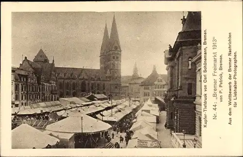 Ak Hansestadt Bremen, Bremer Freimarkt 1913