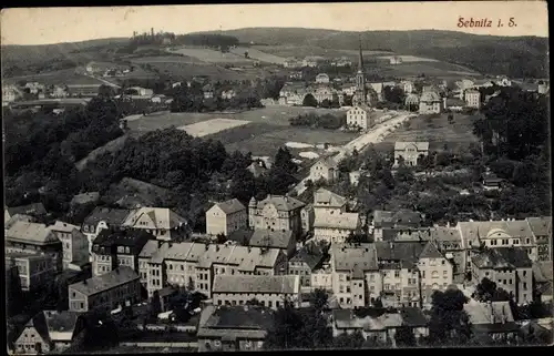 Ak Sebnitz Sächsische Schweiz, Ortsansicht