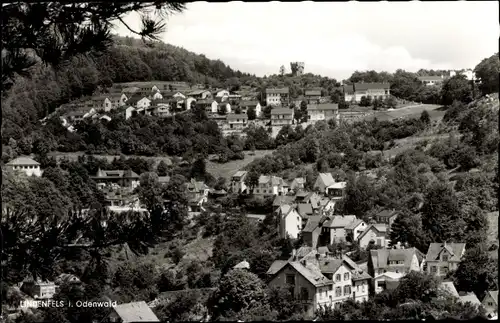 Ak Lindenfels im Odenwald, Ortsansicht