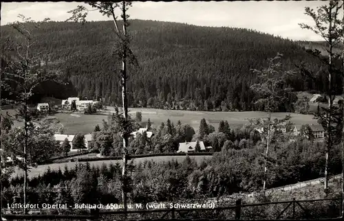 Ak Obertal Buhlbach Baiersbronn im Schwarzwald, Panorama