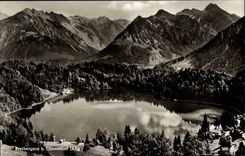 Ak Oberstdorf im Oberallgäu, Freibergsee