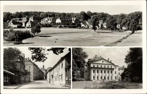 Ak Ebersdorf in Thüringen, Panorama, Straßenpartie, Gebäude