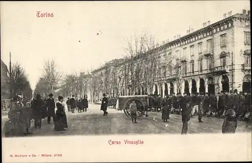 Ak Torino Turin Piemonte, Corso Vinzaglio