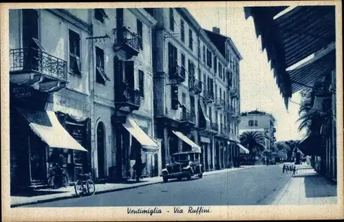 Ak Ventimiglia Liguria, Via Ruffini