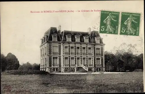 Ak Romilly sur Seine Aube, Schloss