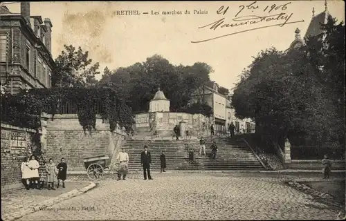 Ak Rethel-Ardennen, Die Stufen des Palastes