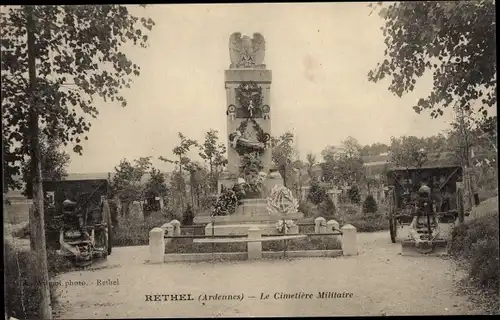 Ak Rethel-Ardennen, Militärfriedhof