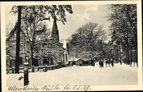 Ak Ullersdorf Radeberg in Sachsen, Ullersdorfer Mühle, Todenmühle