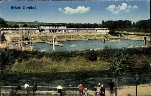 Ak Erfurt in Thüringen, Nordbad