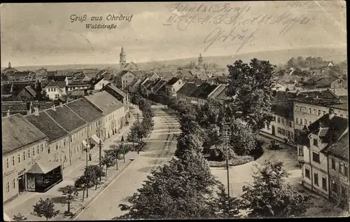 Ak Ohrdruf im Thüringischen Kreis Gotha, Waldstraße, Restaurant zum Erbprinzen