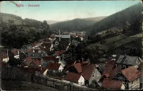 Ak Ruhla in Thüringen, Oberstadt